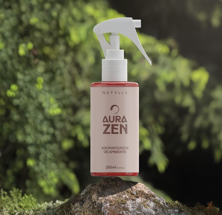 Aromatizador de ambiente Nátylla Aura Zen 250ml para perfumação de salão de beleza