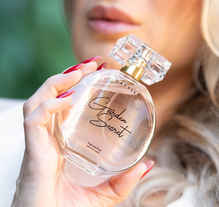 Hair parfum Nátylla Garden Secret para revenda home care no balcão do salão