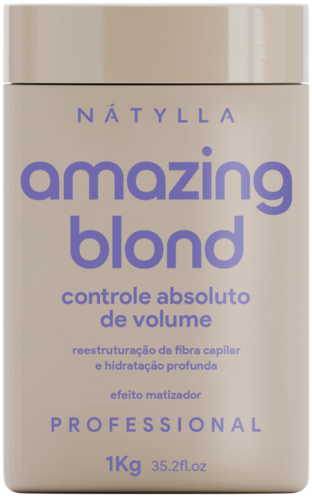 Nátylla Amazing Blond — Creme para reestruturação capilar 1kg — progressivas e alisamentos sem formol no atacado pela Nátylla Sul Brasil em Santa Catarina